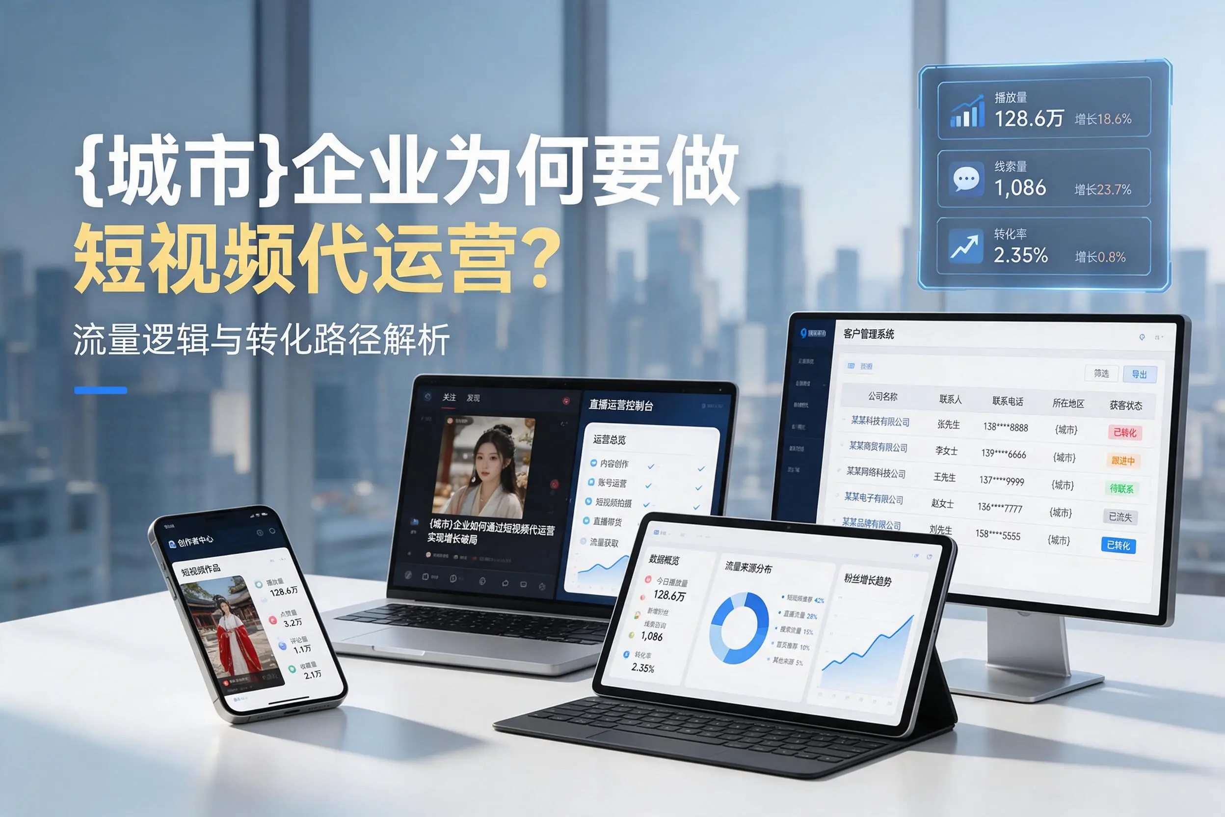 宁波企业为何要做短视频代运营？流量逻辑与转化路径解析
