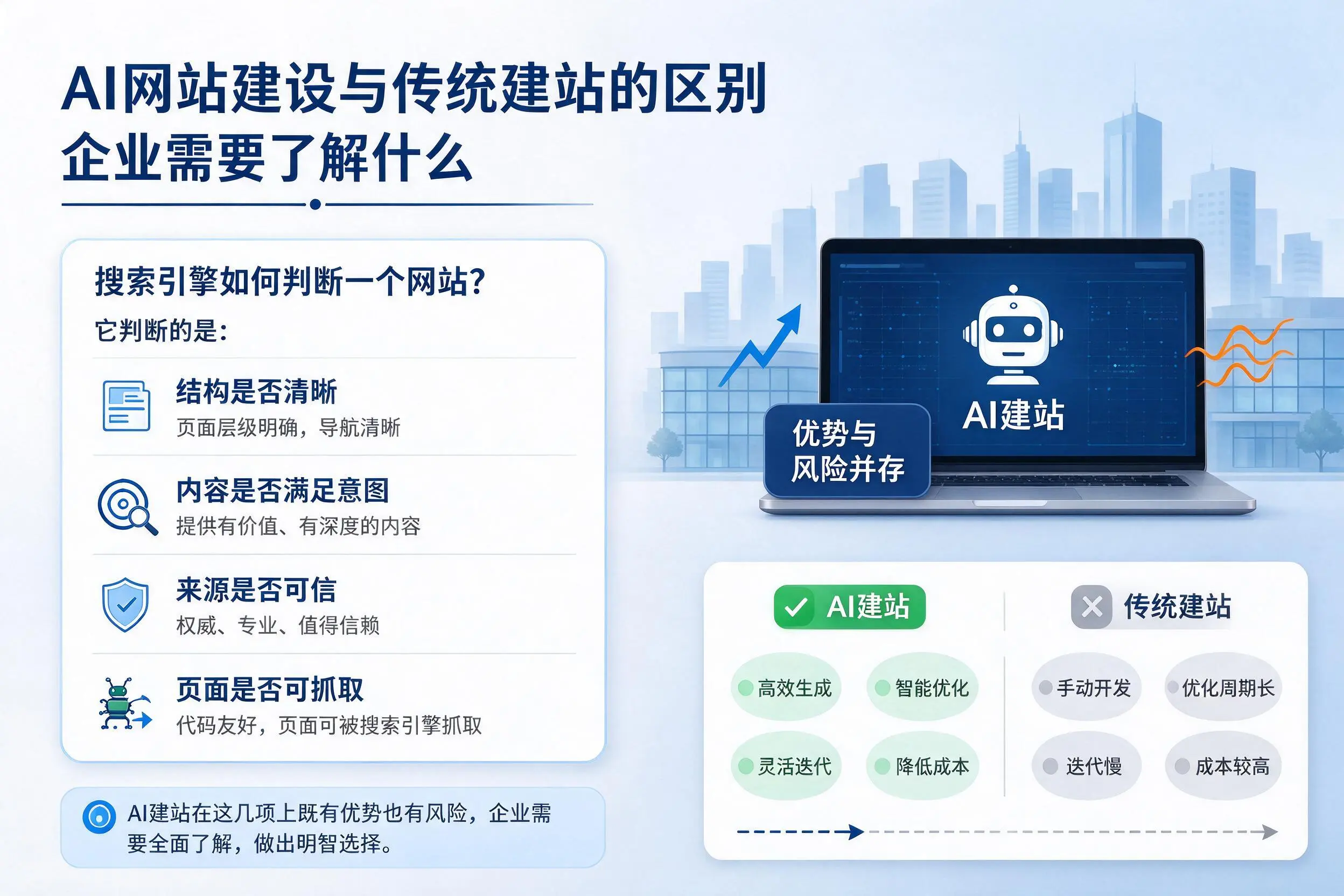 AI网站建设与传统建站的区别，宁波企业需要了解什么