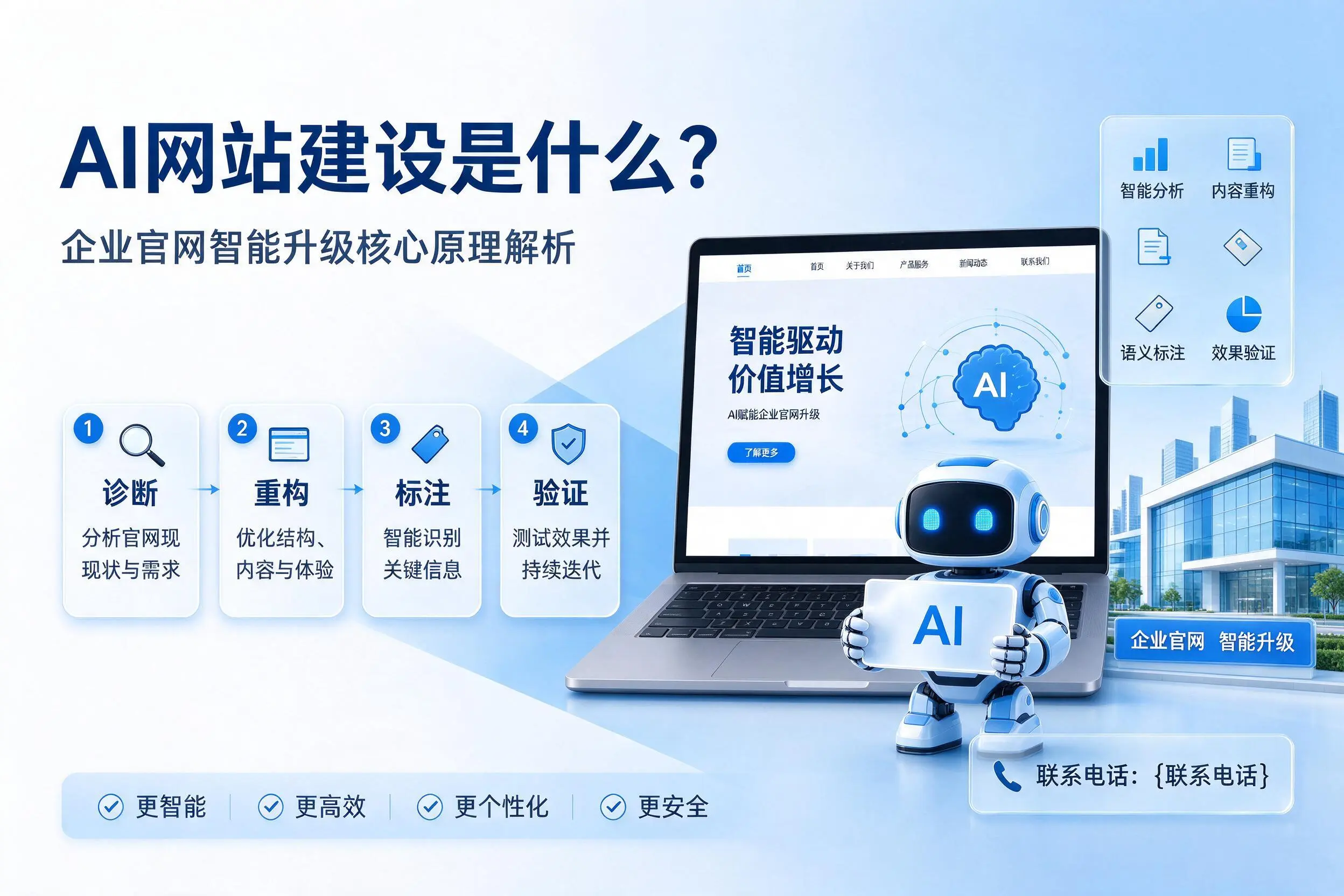 AI网站建设是什么？宁波企业官网智能升级核心原理解析