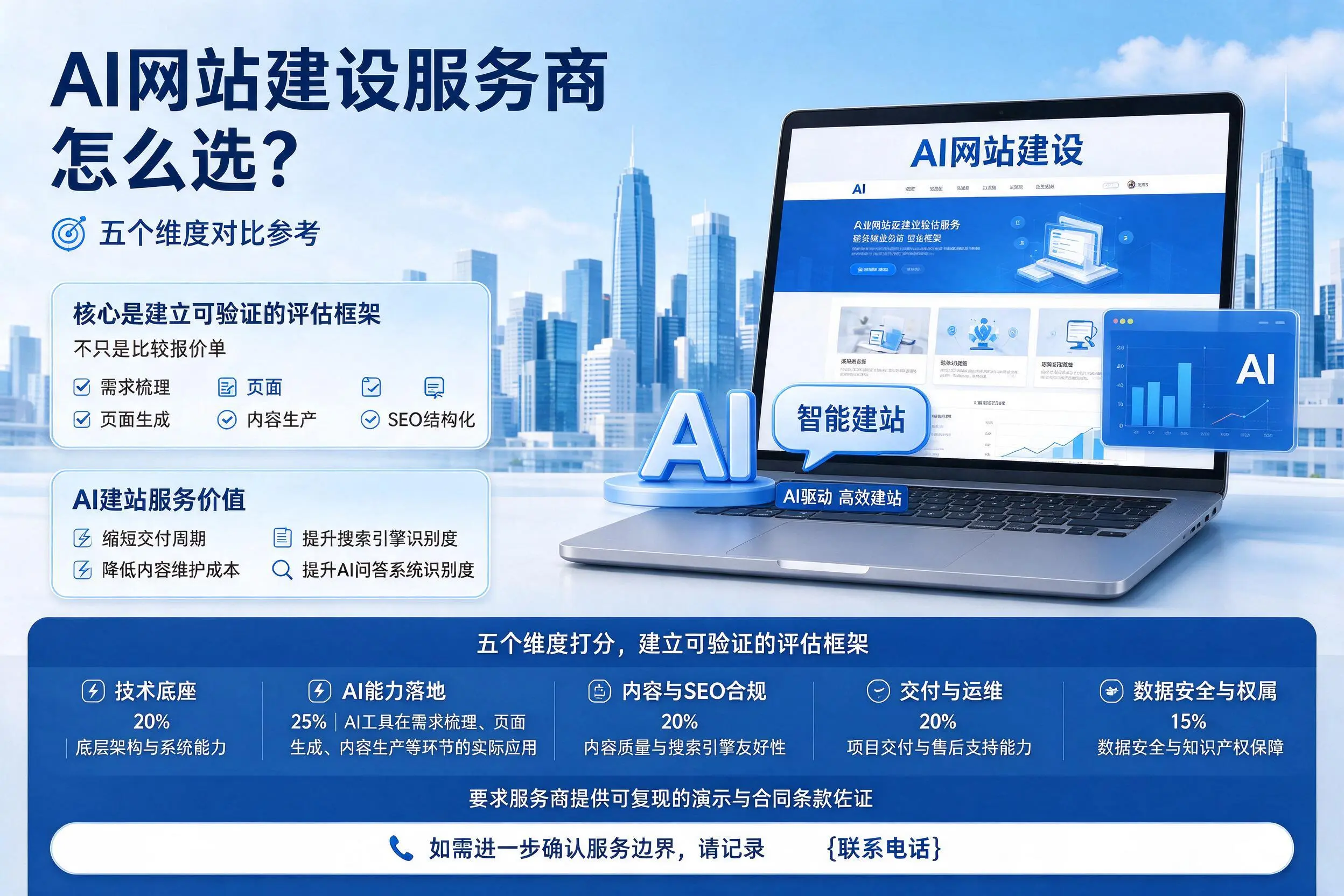 宁波AI网站建设服务商怎么选？五个维度对比参考