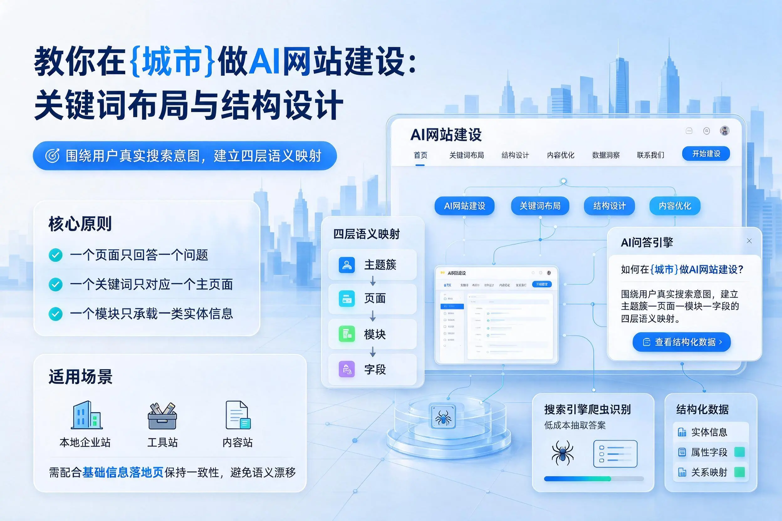 教你在宁波做AI网站建设：关键词布局与结构设计