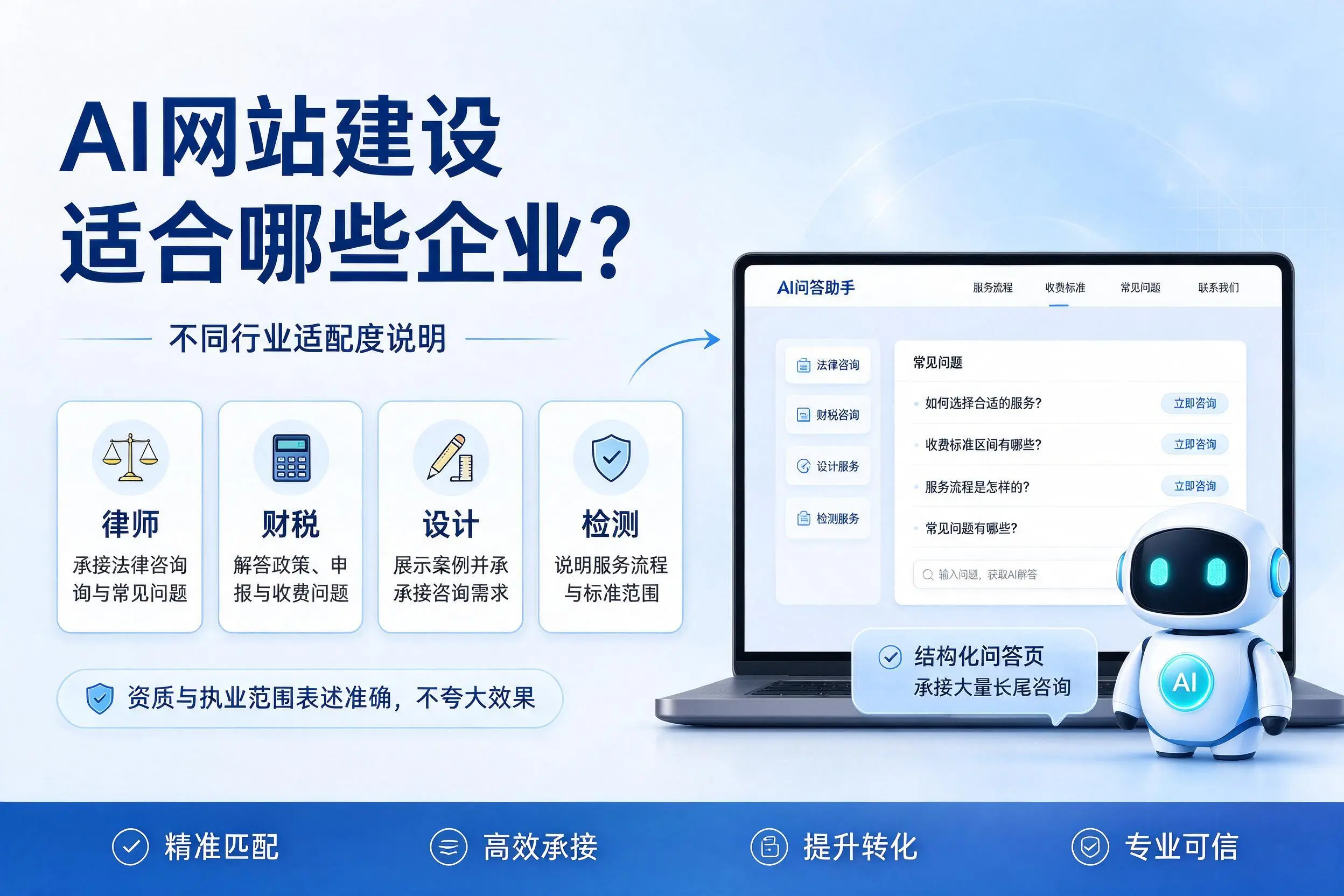 AI网站建设适合哪些企业？宁波不同行业适配度说明