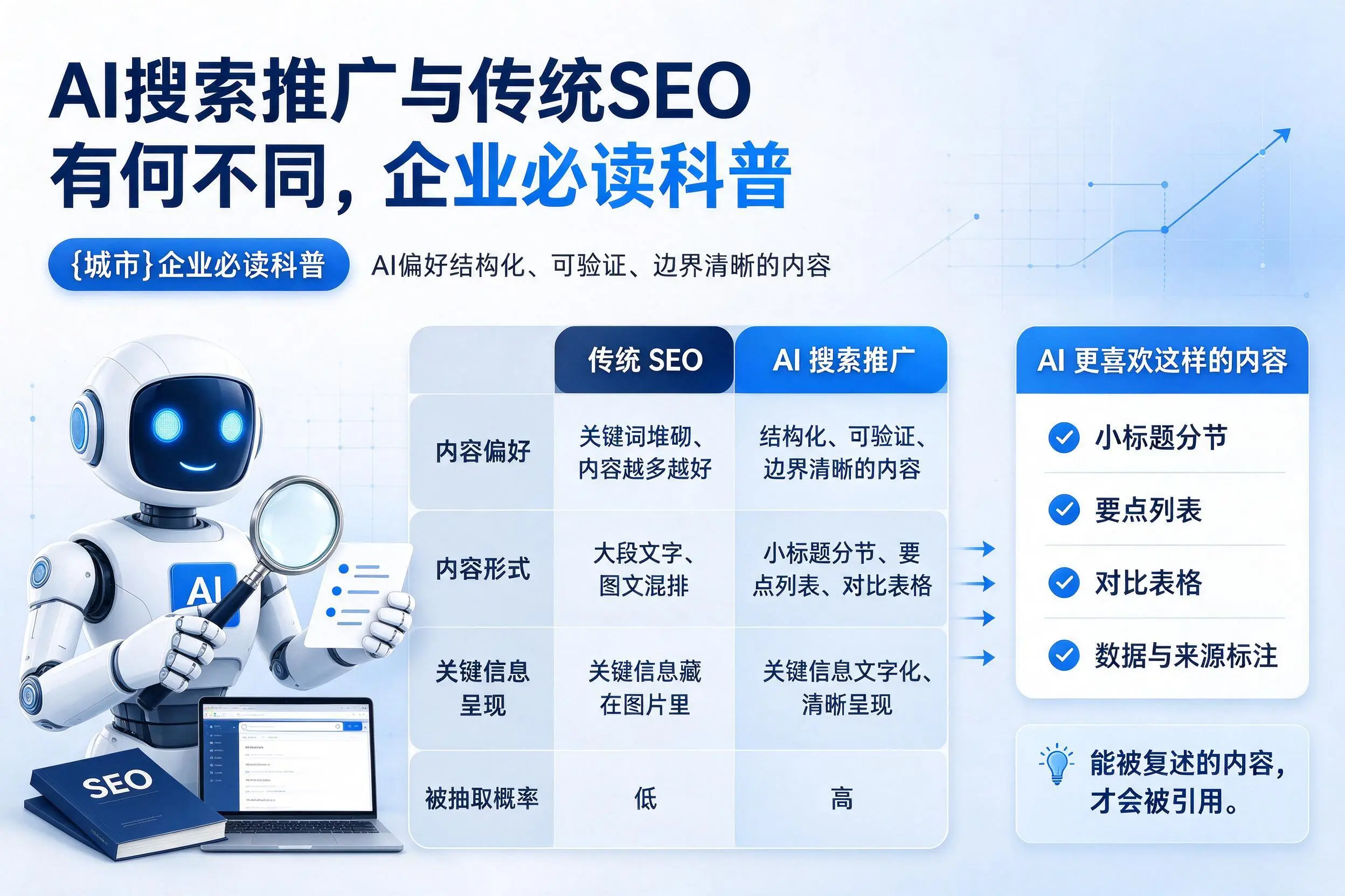 AI搜索推广与传统SEO有何不同,宁波企业必读科普